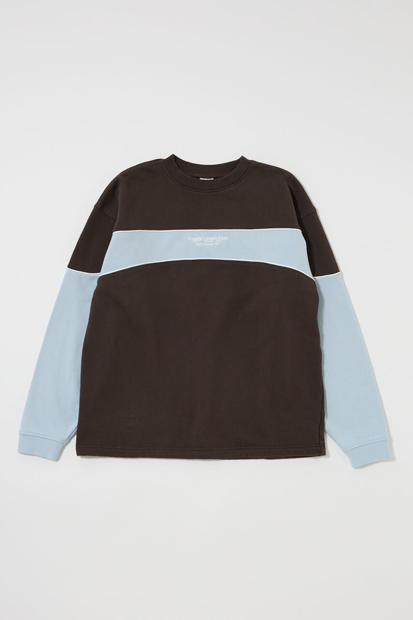 MOUSSY「BLOCK PANEL SWEAT シャツ」|パーカー|