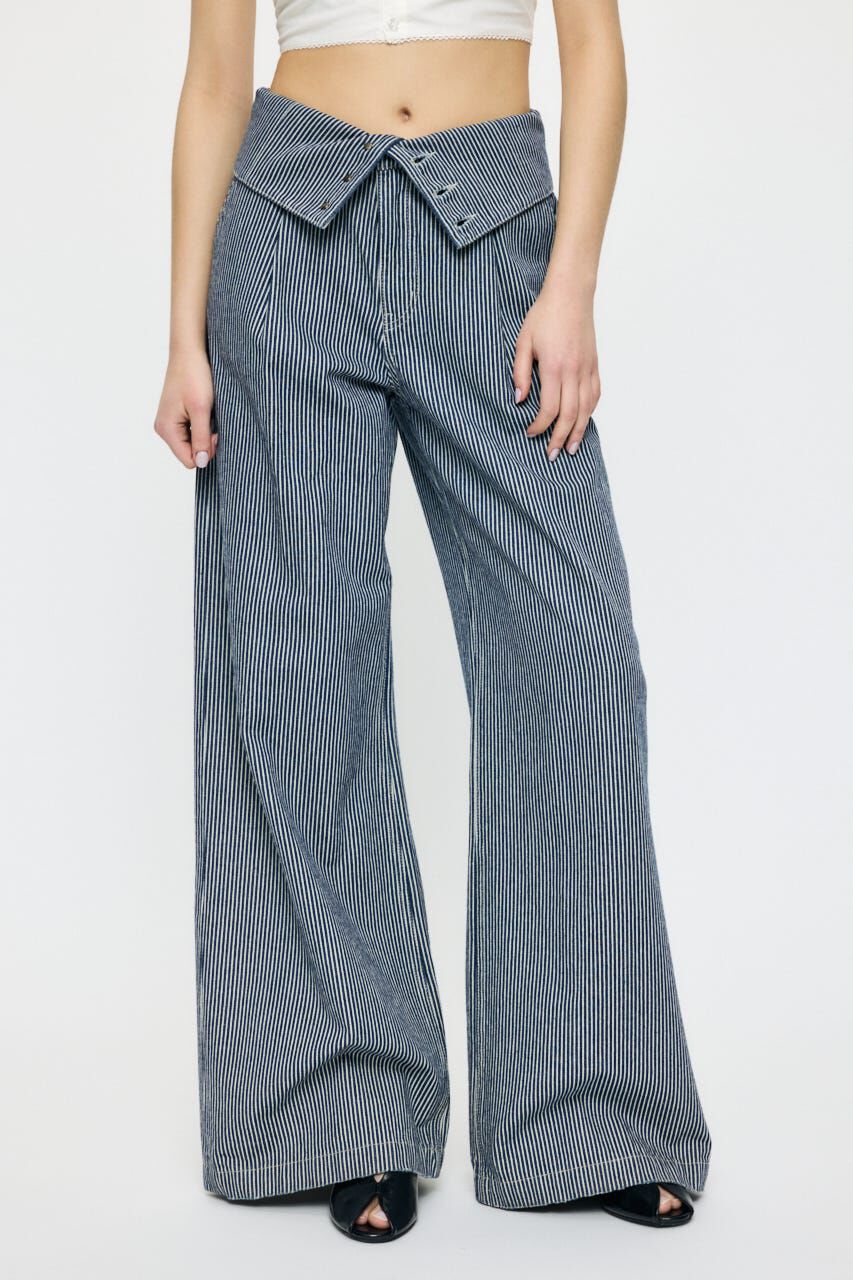 MOUSSY「CORSET DESIGN バギー」|デニム|