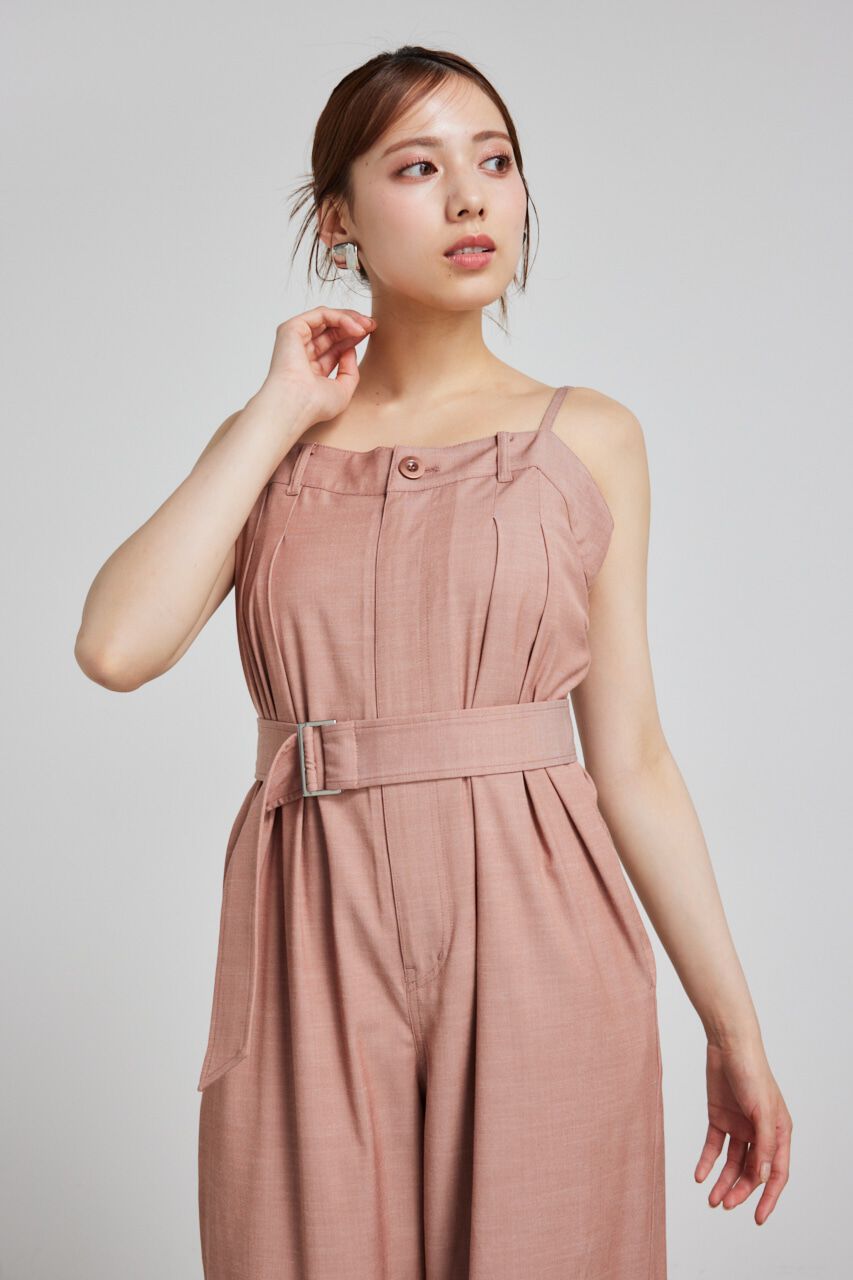 rienda「タックベアストレートロンパース」|その他|