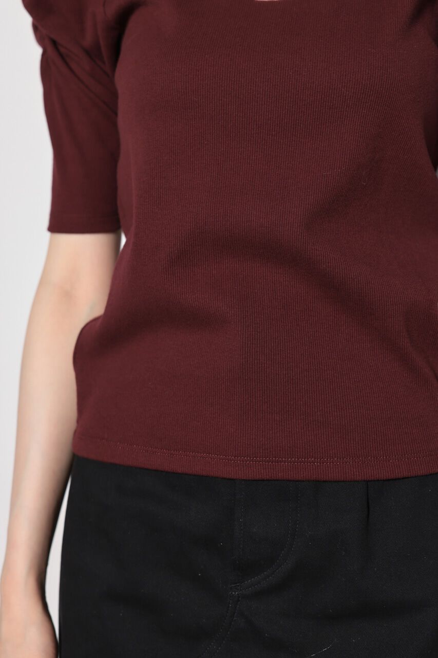 rienda「パフショルダーTシャツ」|Tシャツ・カットソー|