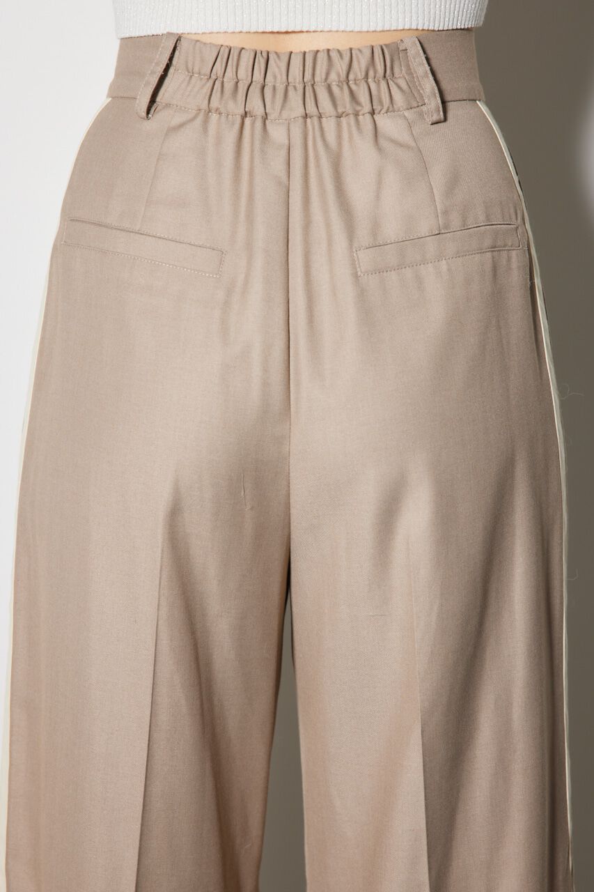 rienda「サイドWラインジャストウエスト パンツ」|その他|