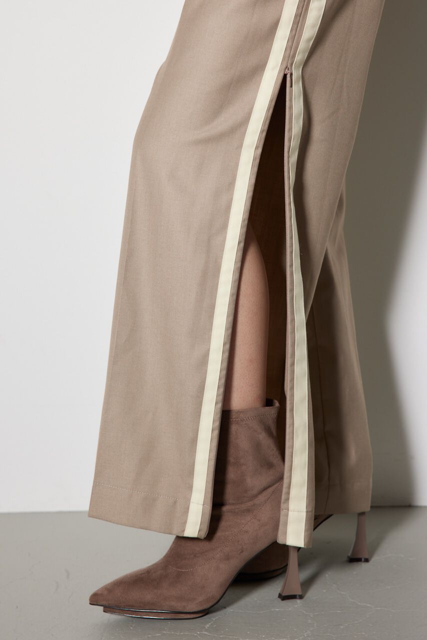 rienda「サイドWラインジャストウエスト パンツ」|その他|