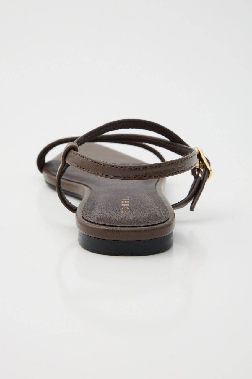 rienda「ポインテッドトゥローヒールサンダル」|サンダル|