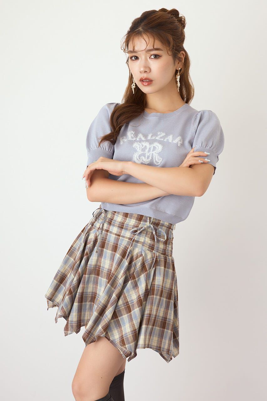 rienda「イレヘムミニスコートショートパンツ」|その他|柄BRN5