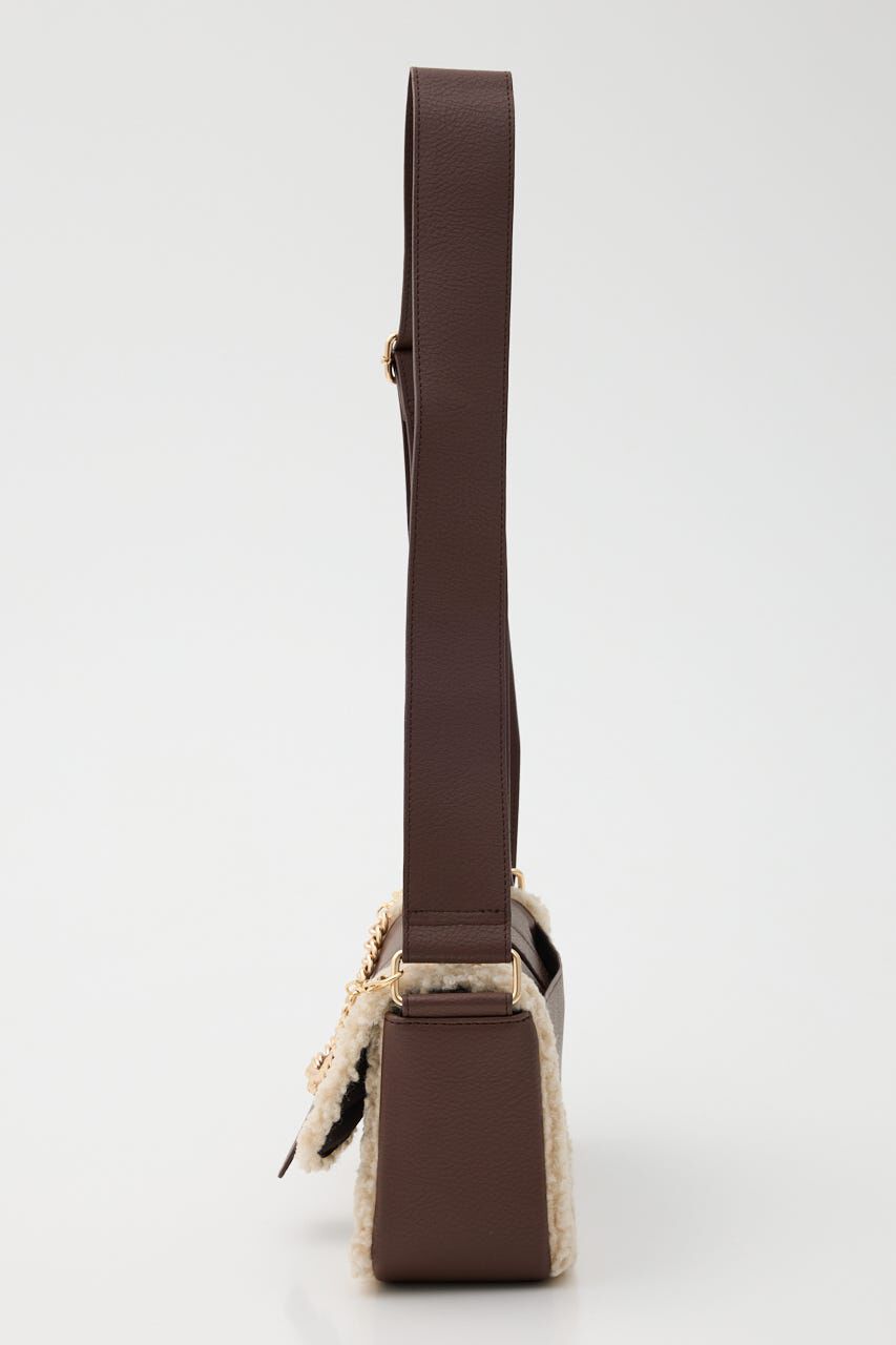 rienda「フェイクボアコンビショルダーバッグ」|その他|