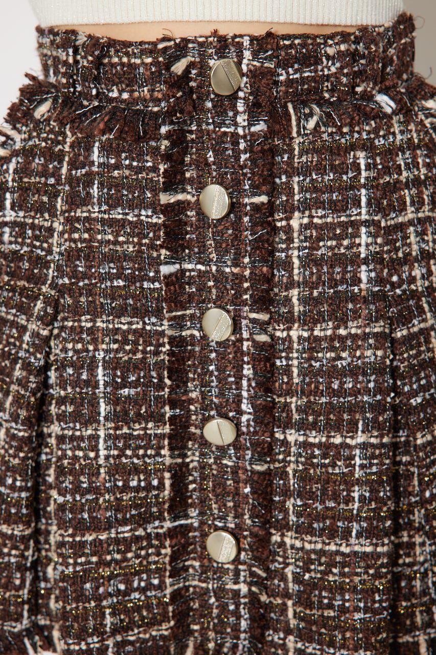 rienda「Aラインツイードスコートショートパンツ」|その他|