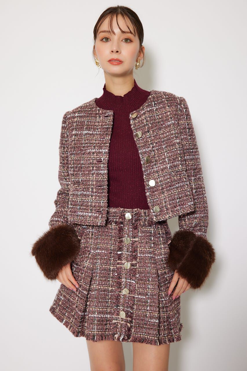 rienda「Aラインツイードスコートショートパンツ」|その他|