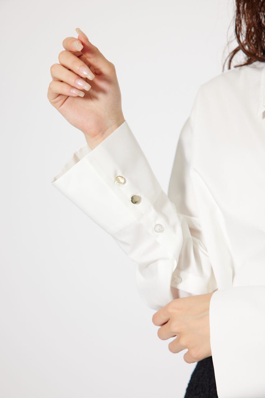 rienda「パールチェーンシャツ」|シャツ・ブラウス|