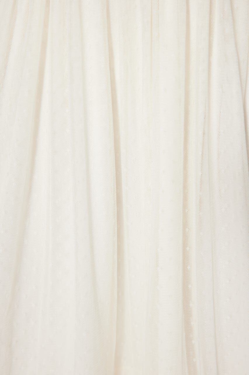 rienda「ニットカーディガンセットドットチュールフレアワンピース」|ワンピース|