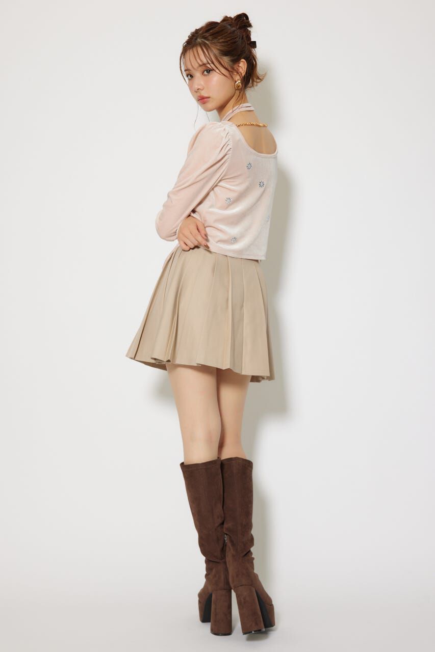 rienda「プリーツジャストウエストスカート」|スカート|