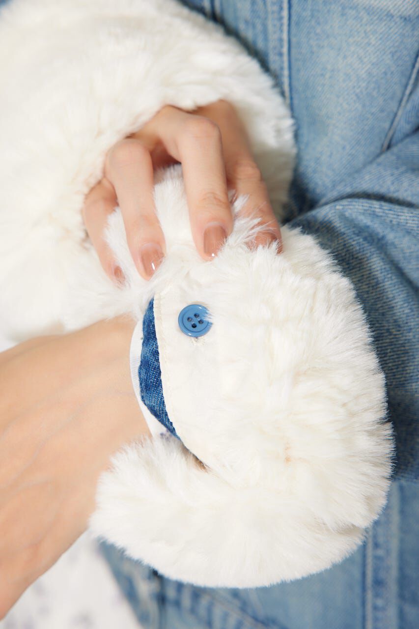 rienda「many wayステンカラーデニムブルゾン」|ブルゾン・スタジャン|