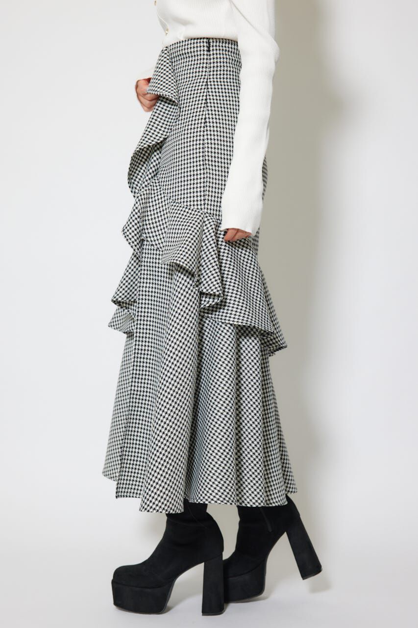 rienda「フリルスリットハイウエストスコートショートパンツ」|その他|