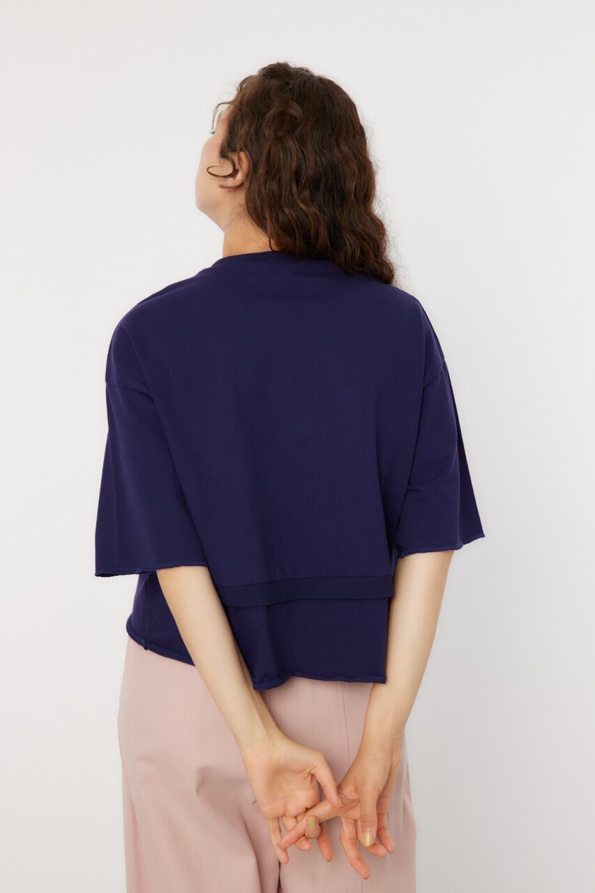 RODEO CROWNS「ボレロドッキングハーフスリーブスウェット」|Tシャツ・カットソー|