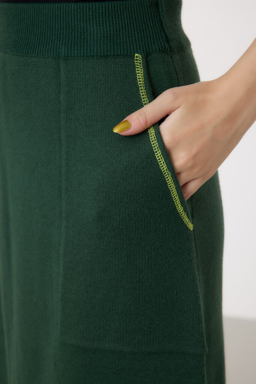 RODEO CROWNS「スウェットライクカラーステッチニットスカート」|その他|