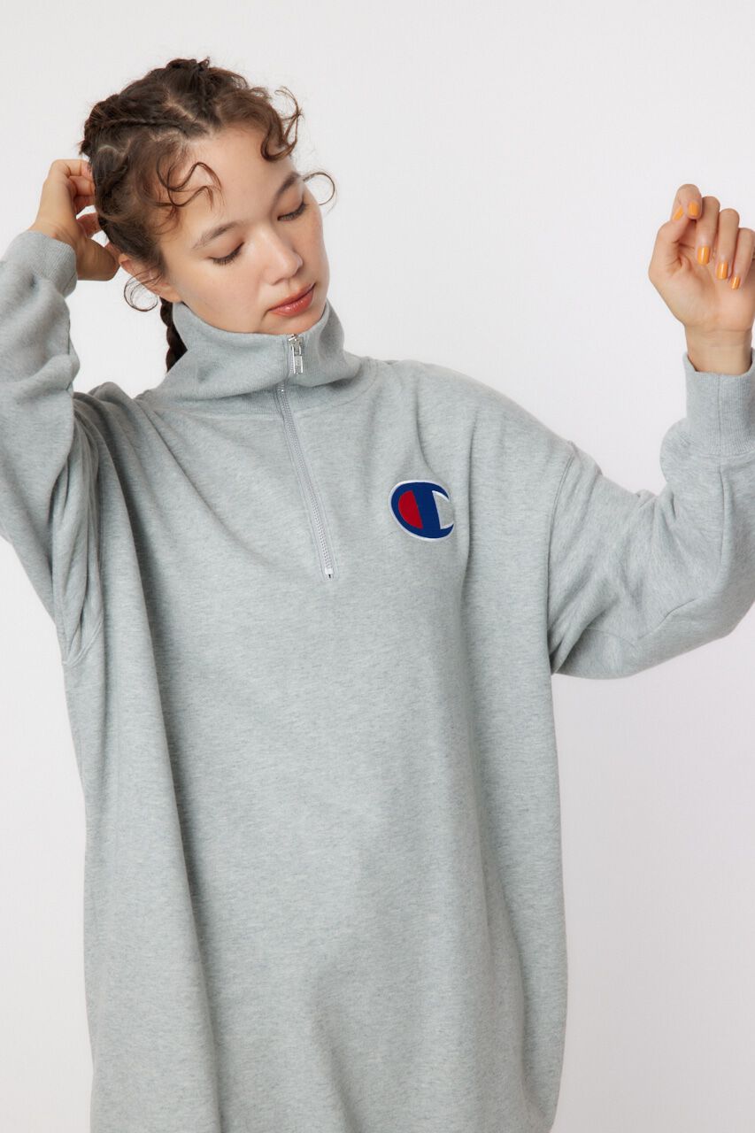 RODEO CROWNS「Champion ハーフジップスウェットワンピース」|ワンピース|