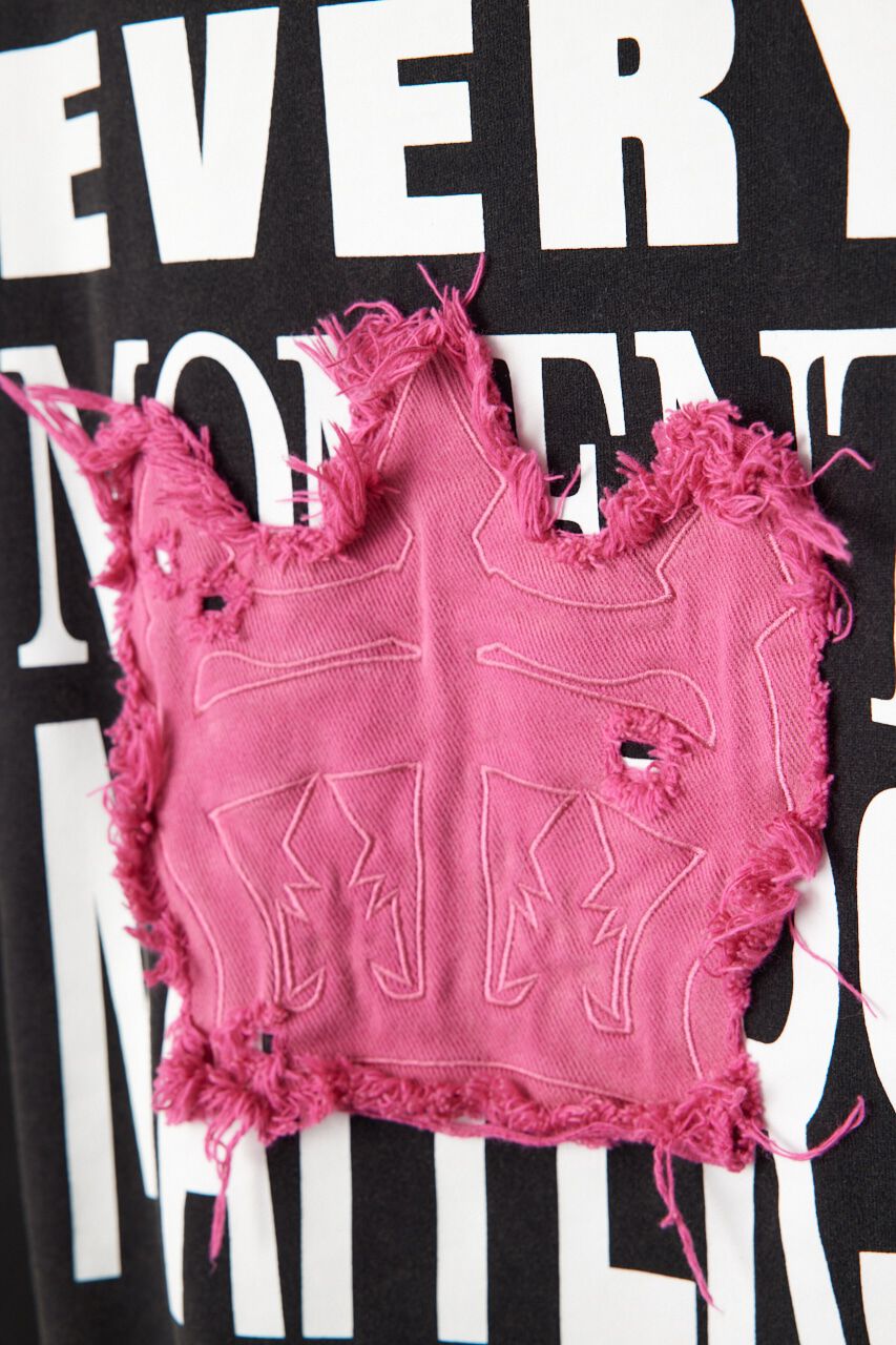 RODEO CROWNS「ダメージCROWNアップリケスウェット」|パーカー|