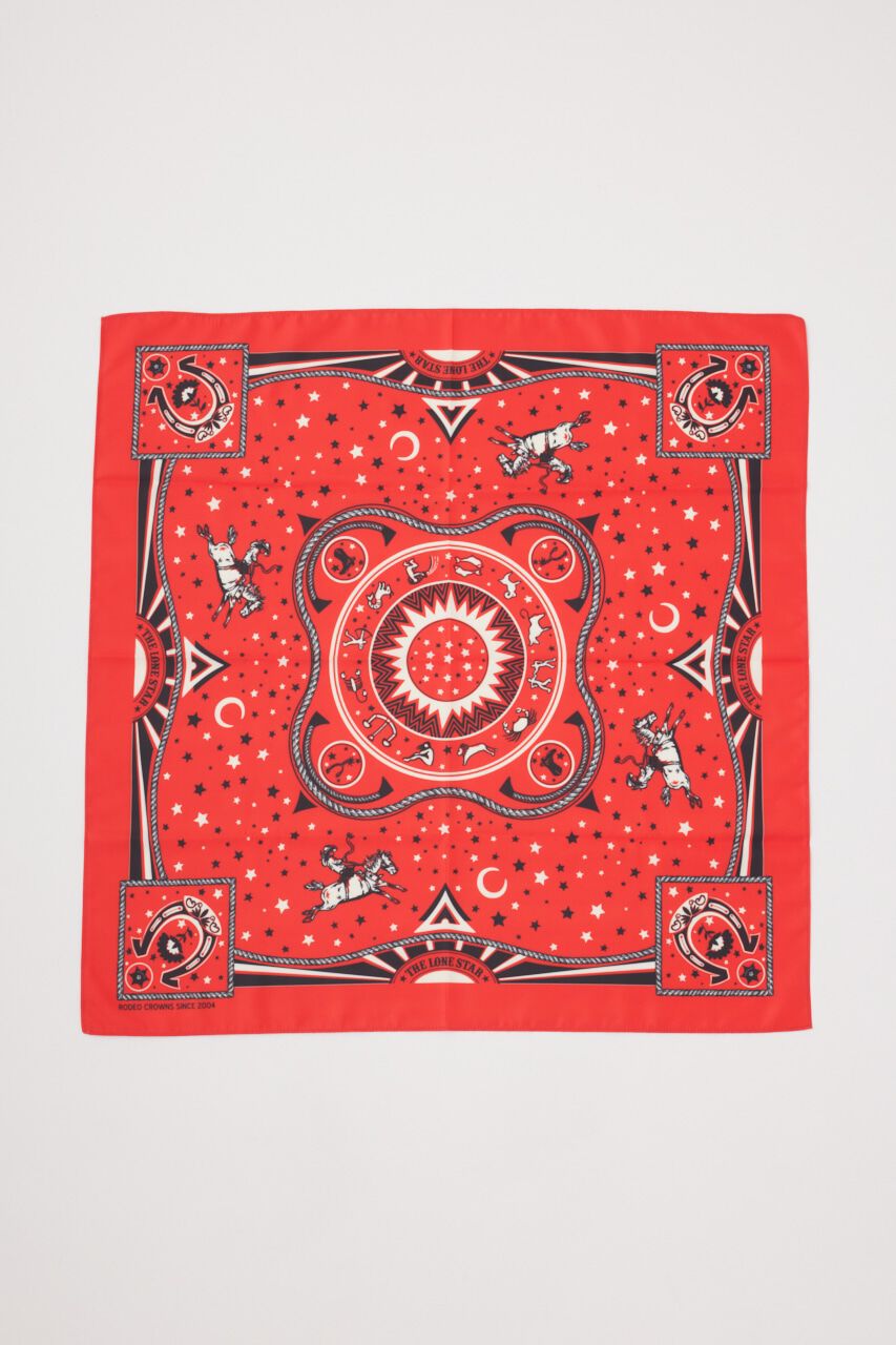 RODEO CROWNS「バンダナ柄 プリントスカーフ」|その他|柄RED5