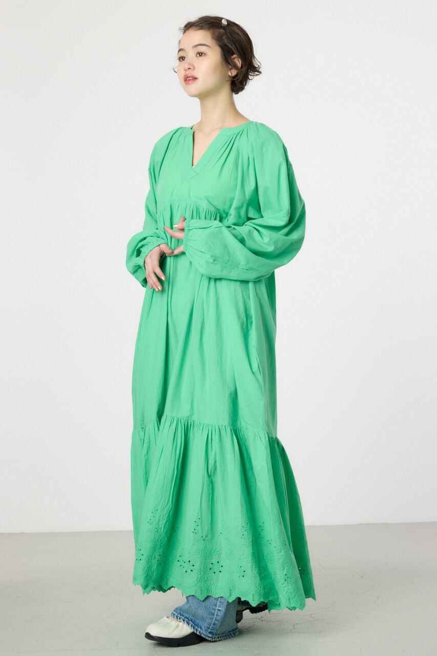 RODEO CROWNS「コットンレーススカラップワンピース」|ワンピース|