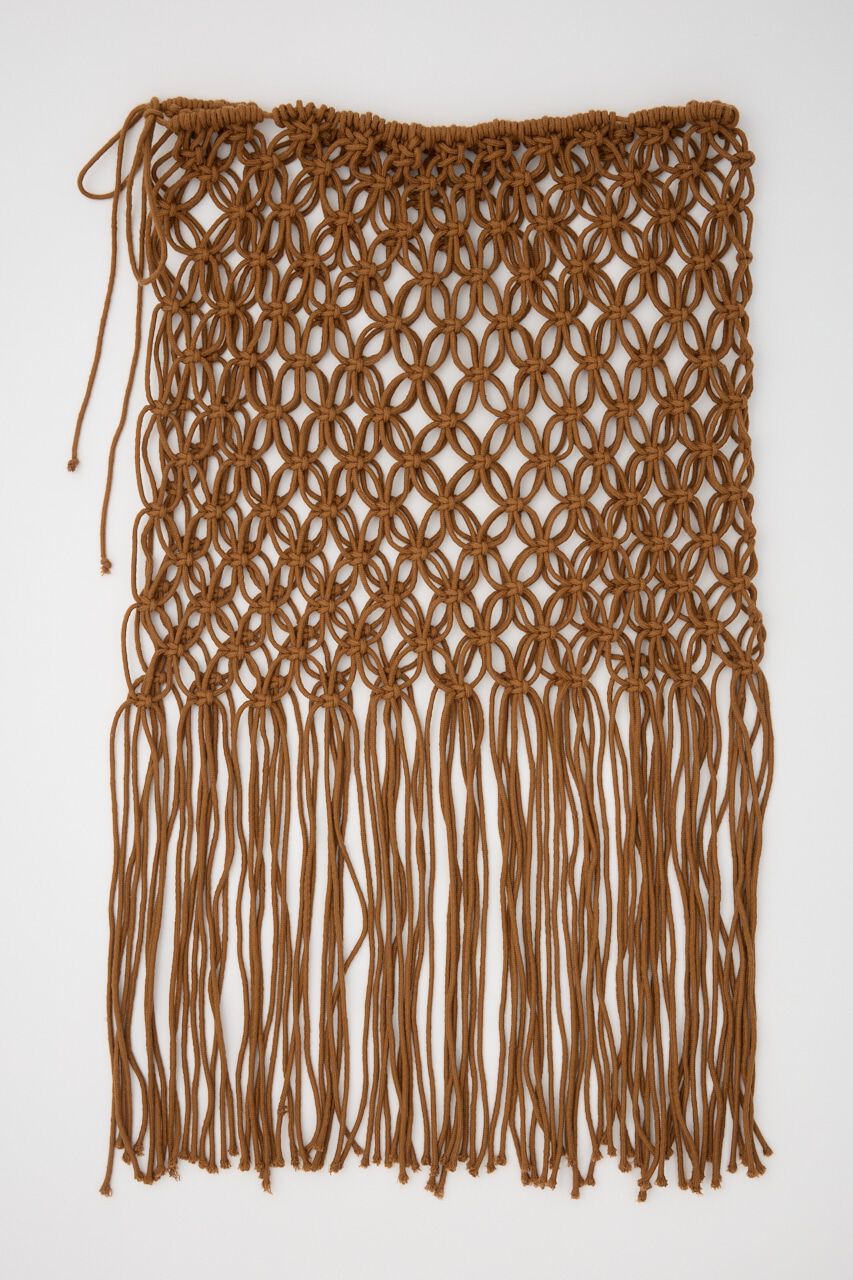 RODEO CROWNS「マクラメフリンジベルト」|ベルト|