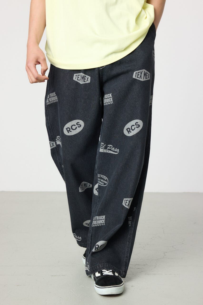 RODEO CROWNS「スタンプデニムパンツ」|デニム|