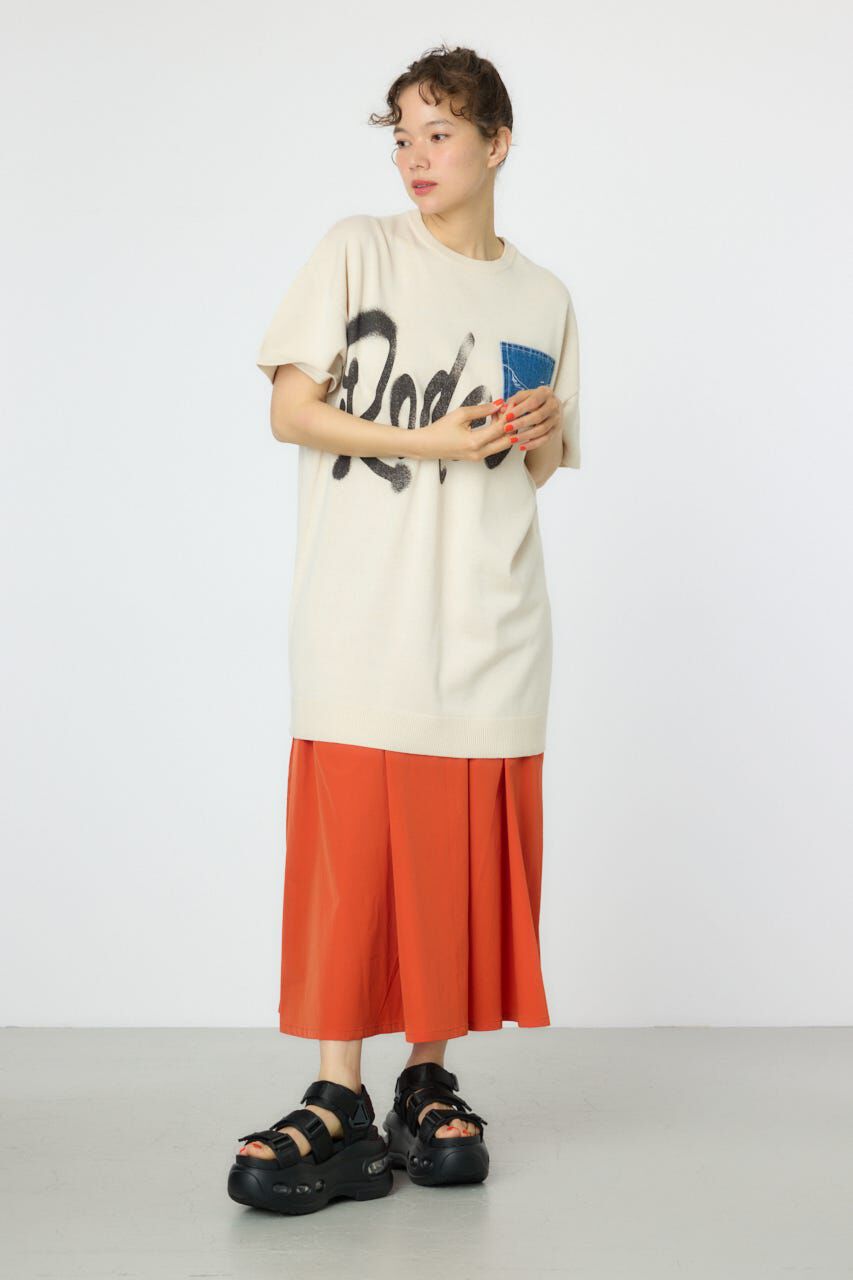 RODEO CROWNS「スプレーロゴニットワンピース」|ワンピース|