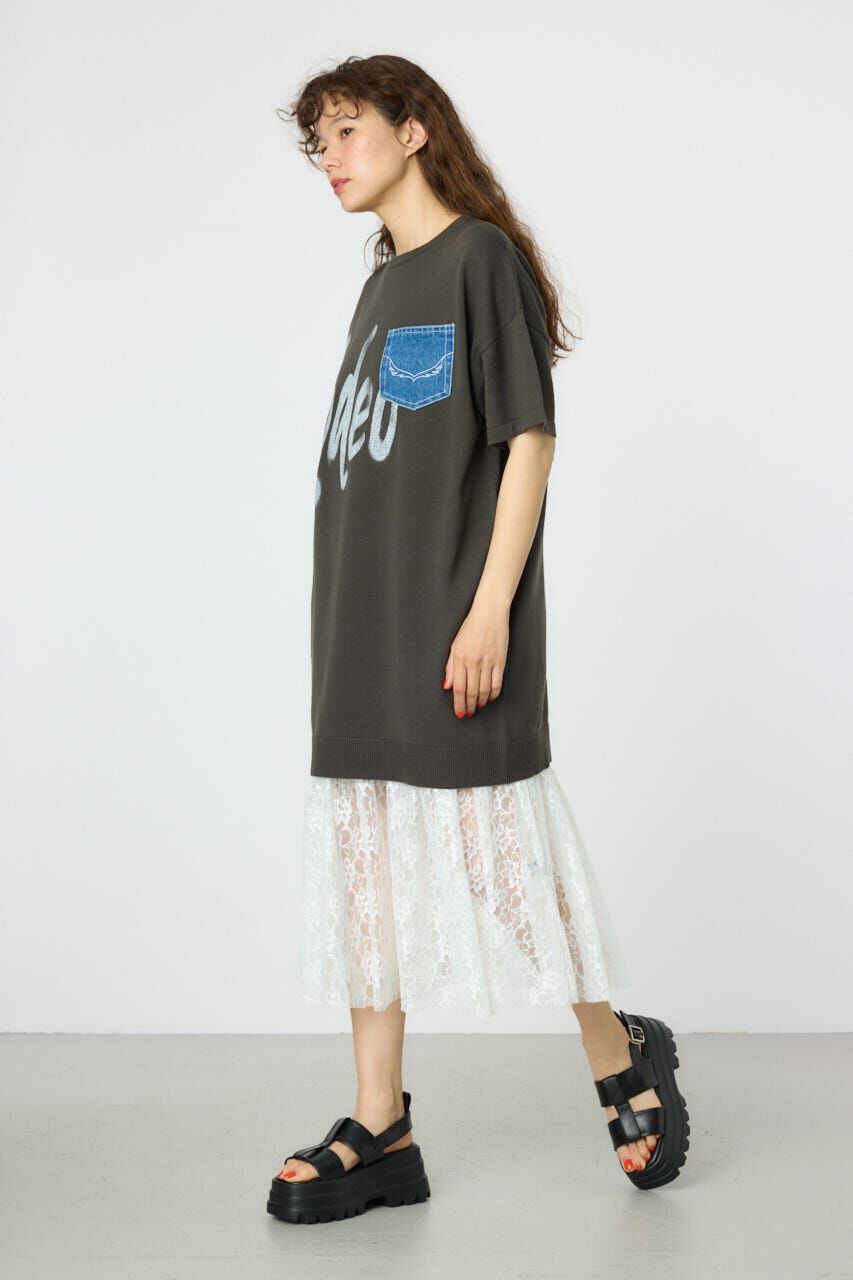 RODEO CROWNS「スプレーロゴニットワンピース」|ワンピース|