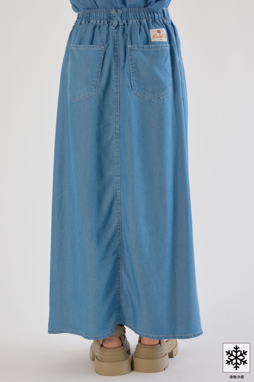 RODEO CROWNS「クールデニムリラックススカート」|デニム|