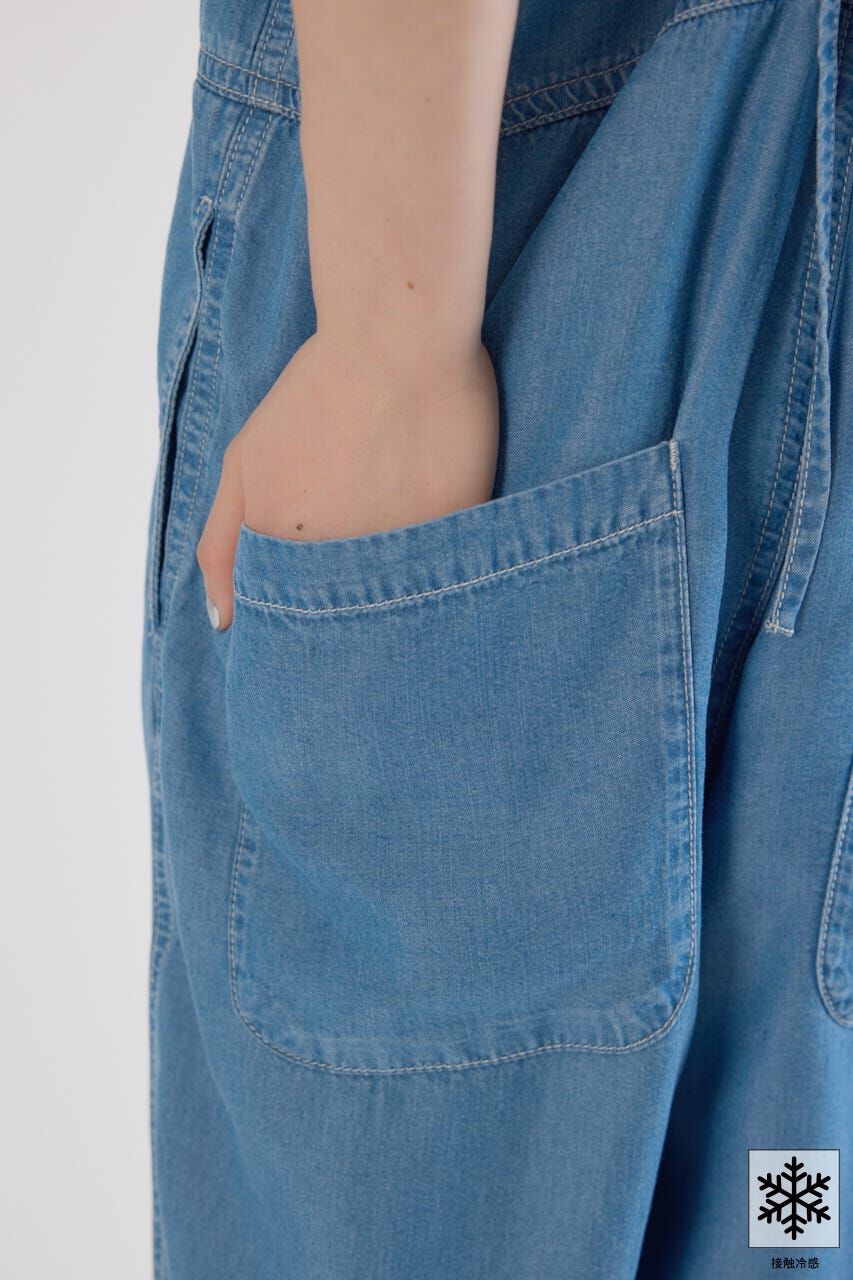 RODEO CROWNS「クールデニムリボンサロペット」|その他|