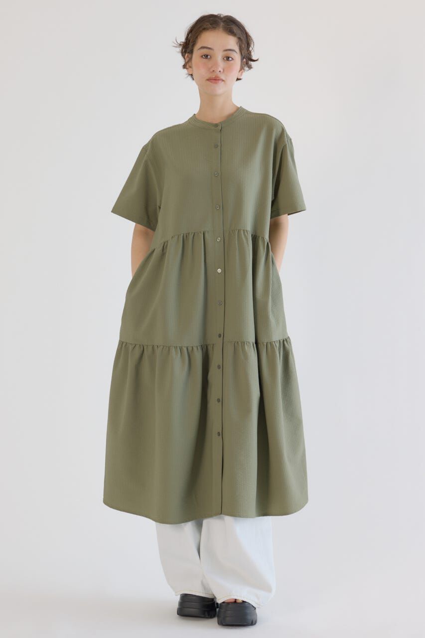 RODEO CROWNS「シアサッカーティアードワンピース」|ワンピース|