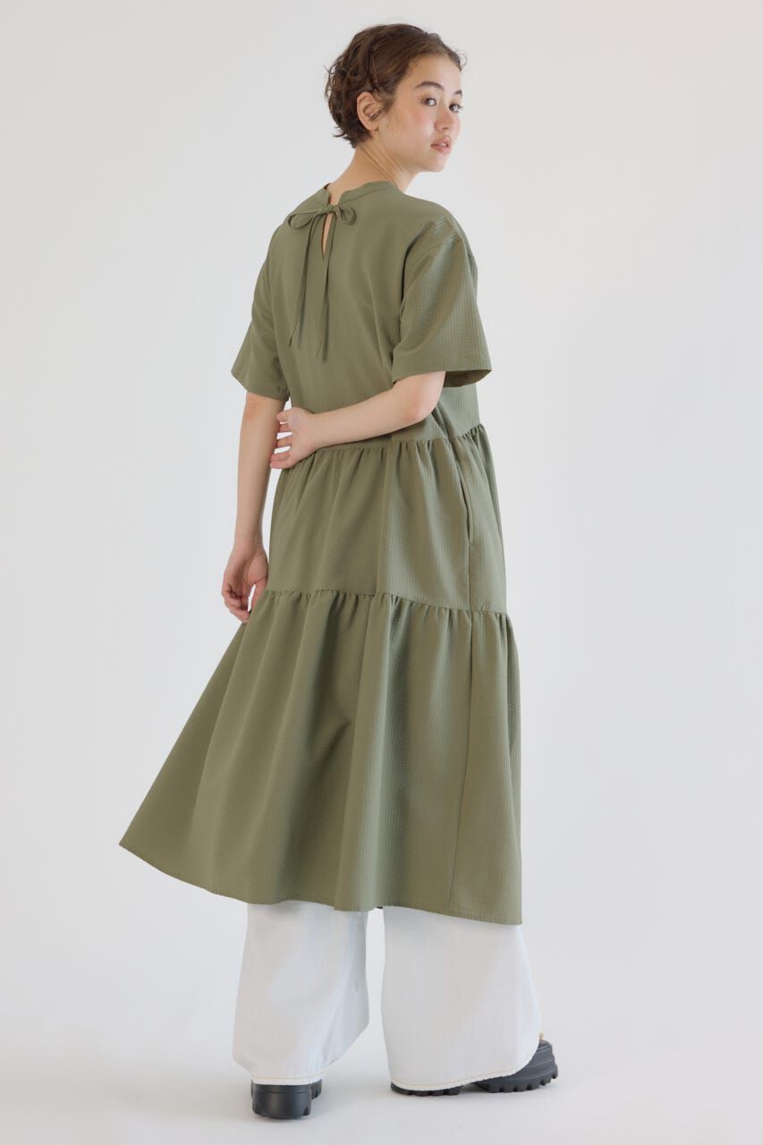 RODEO CROWNS「シアサッカーティアードワンピース」|ワンピース|