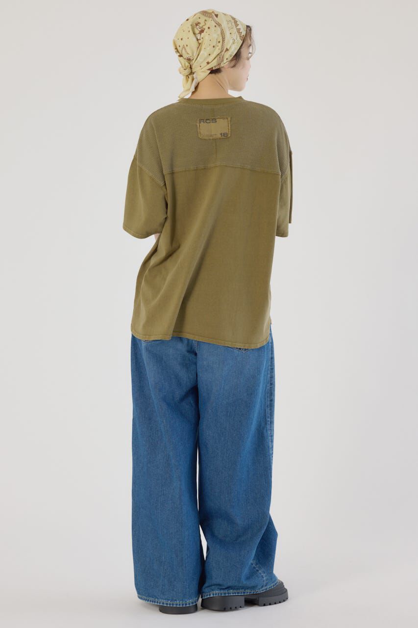 RODEO CROWNS「ワッフルコンビカットトップス」|Tシャツ・カットソー|