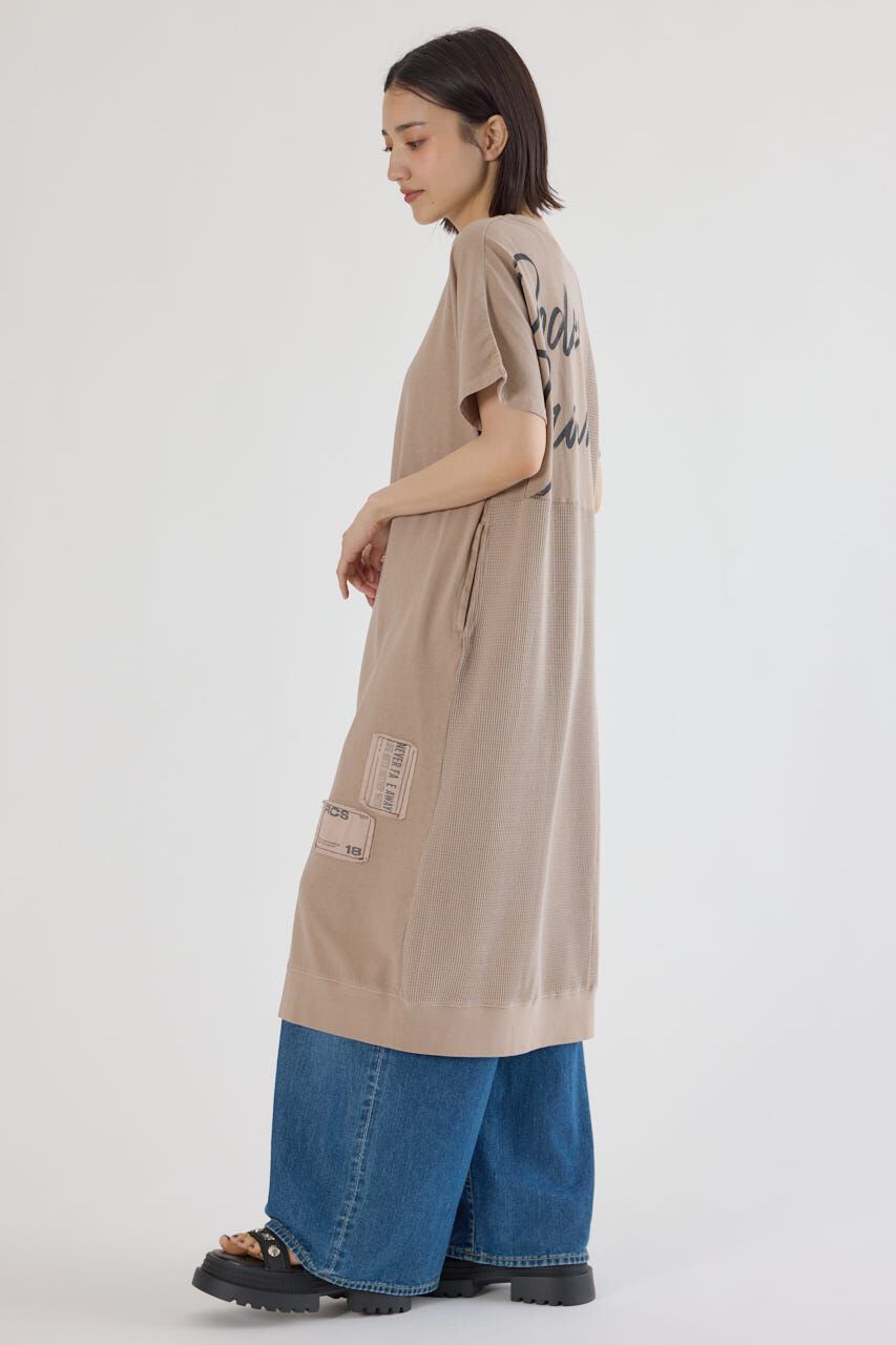 RODEO CROWNS「2way ワッフルコンビカットロングワンピース」|ワンピース|