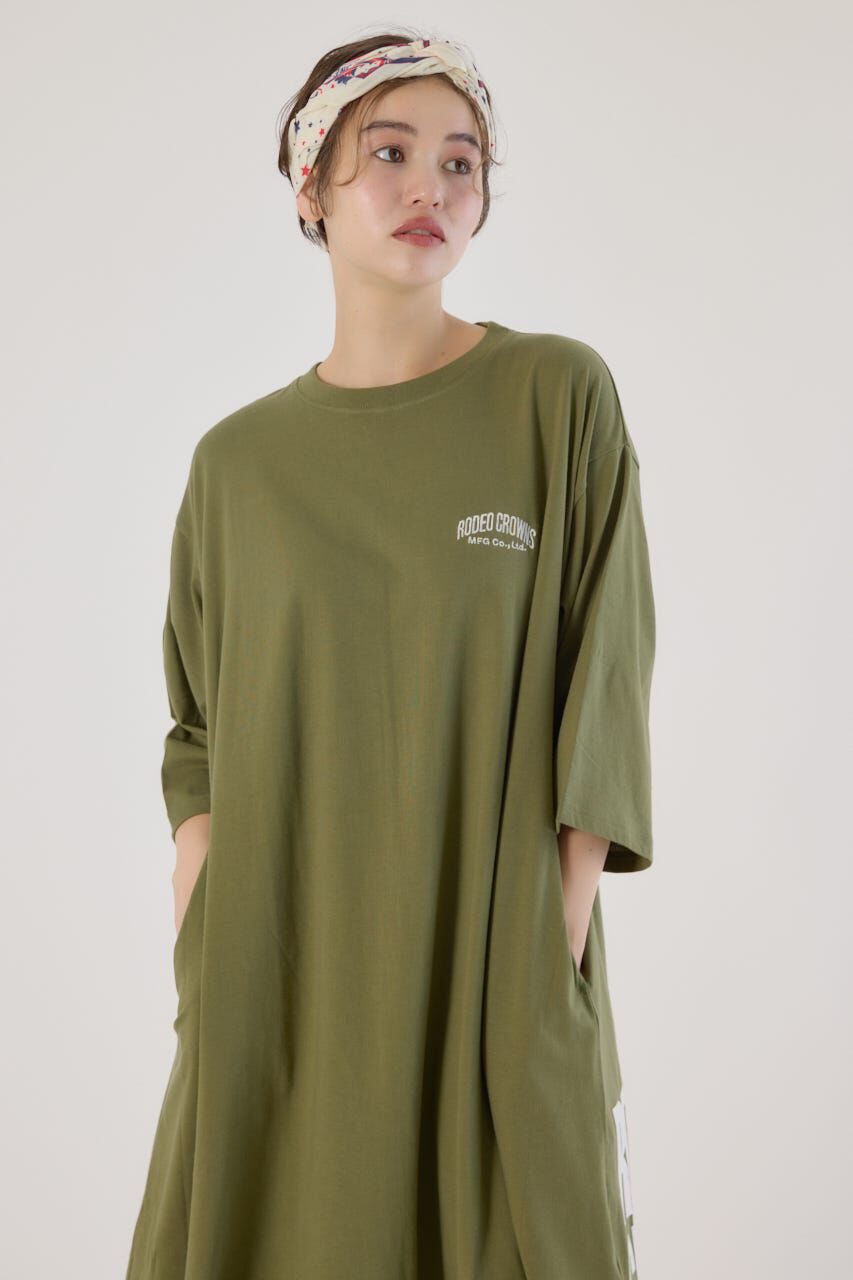 RODEO CROWNS「7分丈袖マキシワンピース」|ワンピース|