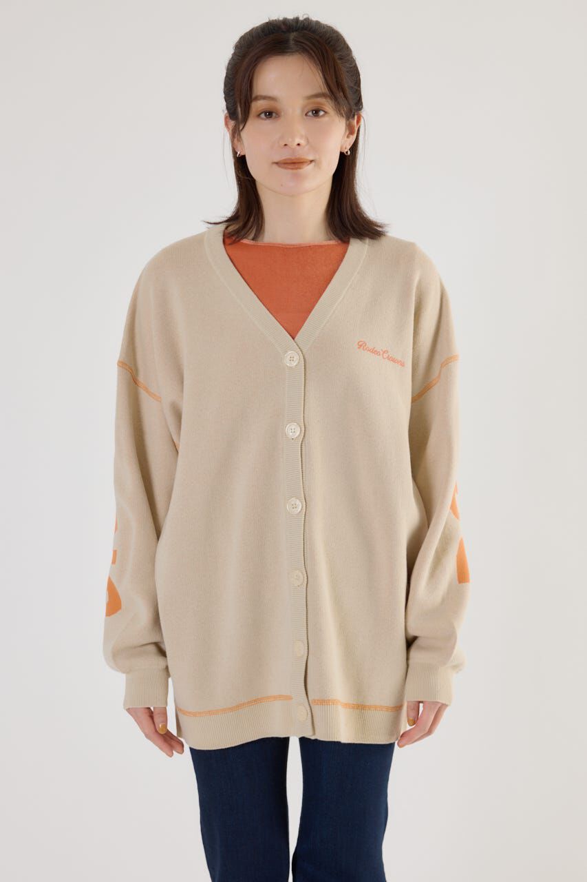 RODEO CROWNS「スウェットライクロゴカーディガン」|カーディガン|