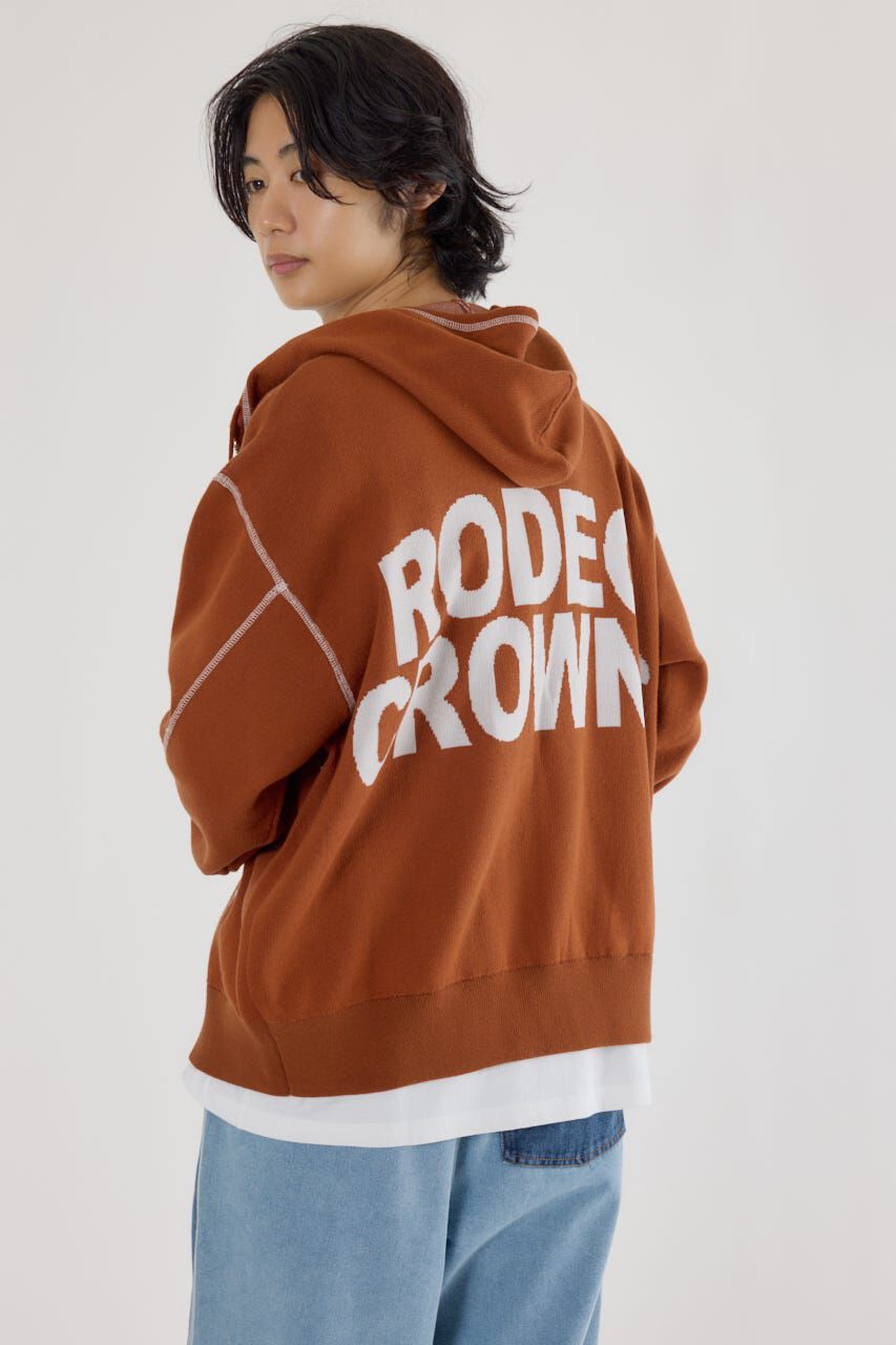 RODEO CROWNS「スウェットライクロゴZIPパーカー」|パーカー|