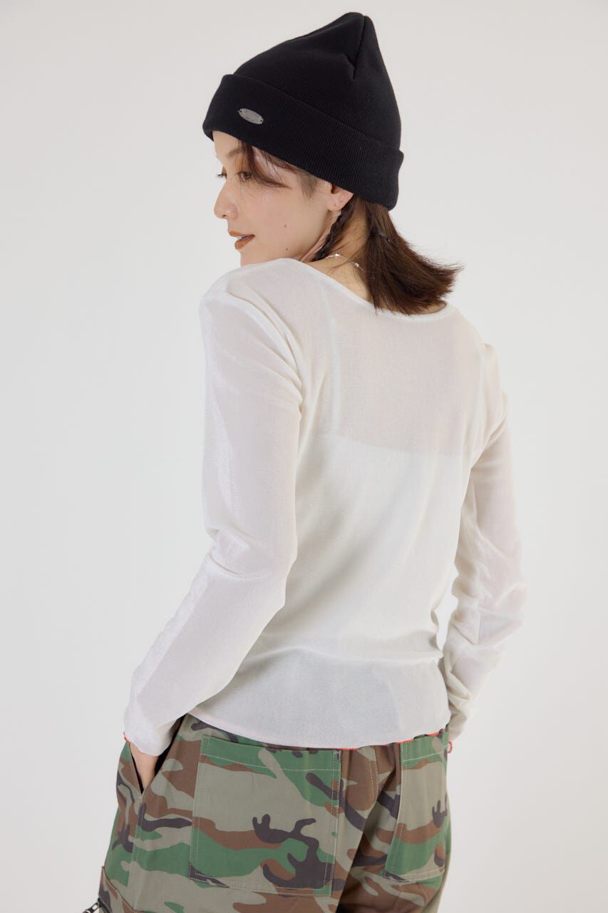 RODEO CROWNS「2WAYシアーベロアトップス」|Tシャツ・カットソー|