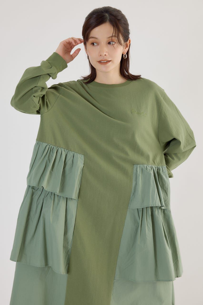 RODEO CROWNS「ドッキングフリルワンピース」|ワンピース|