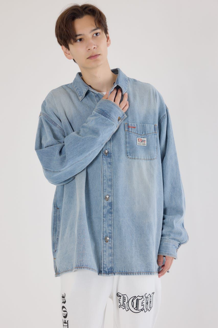 RODEO CROWNS「フーデッドデニムシャツジャケット」|その他|
