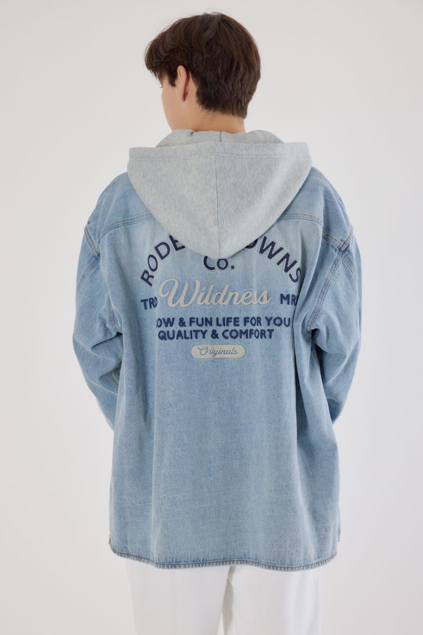 RODEO CROWNS「フーデッドデニムシャツジャケット」|その他|