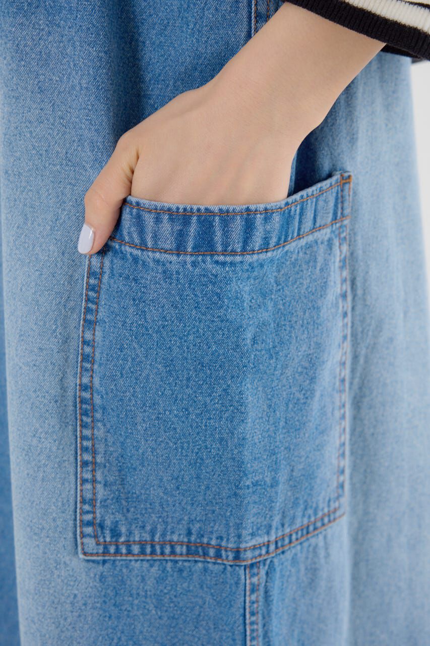 RODEO CROWNS「フロントジップジャンパースカート」|ワンピース|