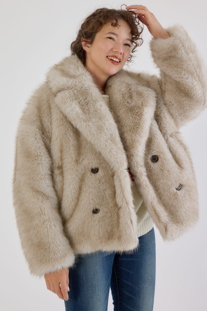 RODEO CROWNS「フェイクファーピーコート」|その他|