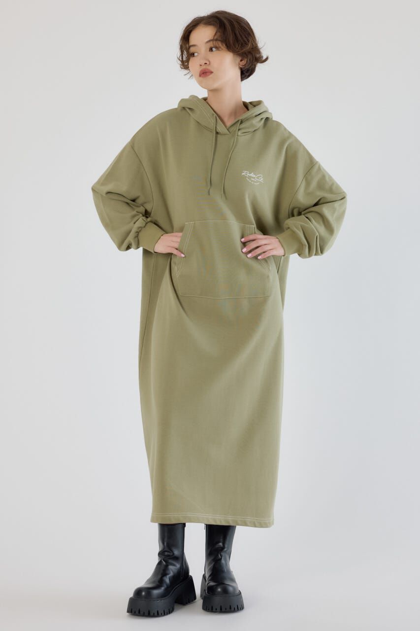 RODEO CROWNS「RCSカラーステッチパーカーワンピース」|ワンピース|