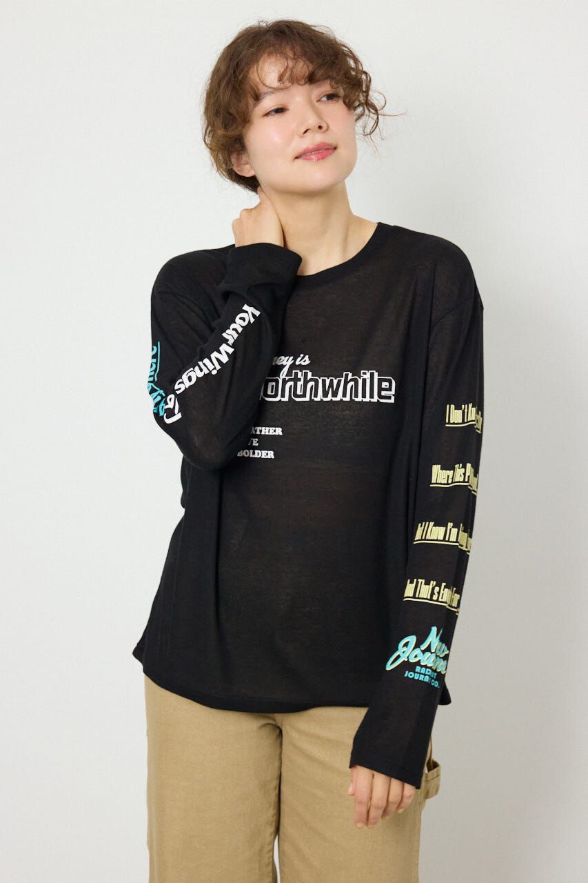 RODEO CROWNS「メッセージロングスリーブ Tシャツ」|Tシャツ・カットソー|