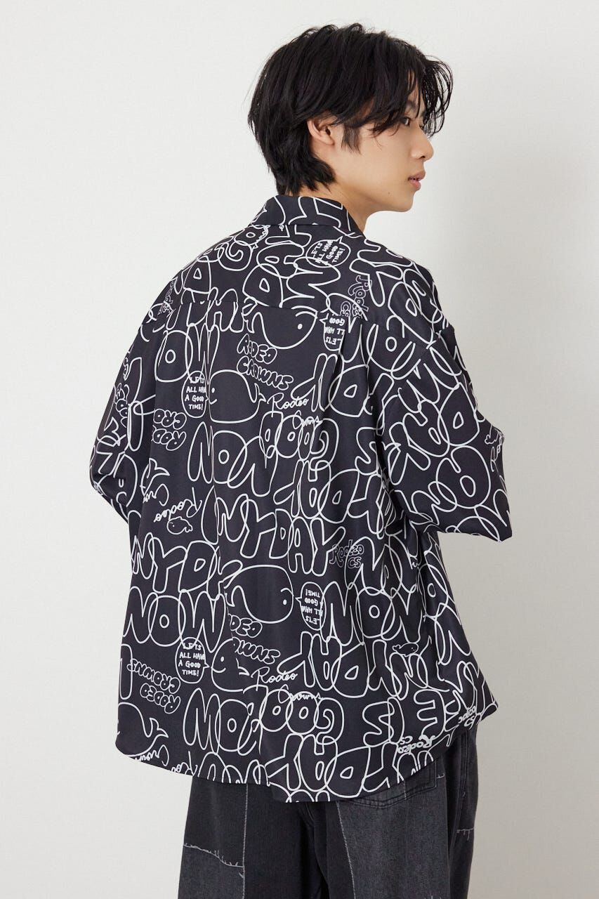 RODEO CROWNS「ドローイングホエールシャツ」|シャツ・ブラウス|