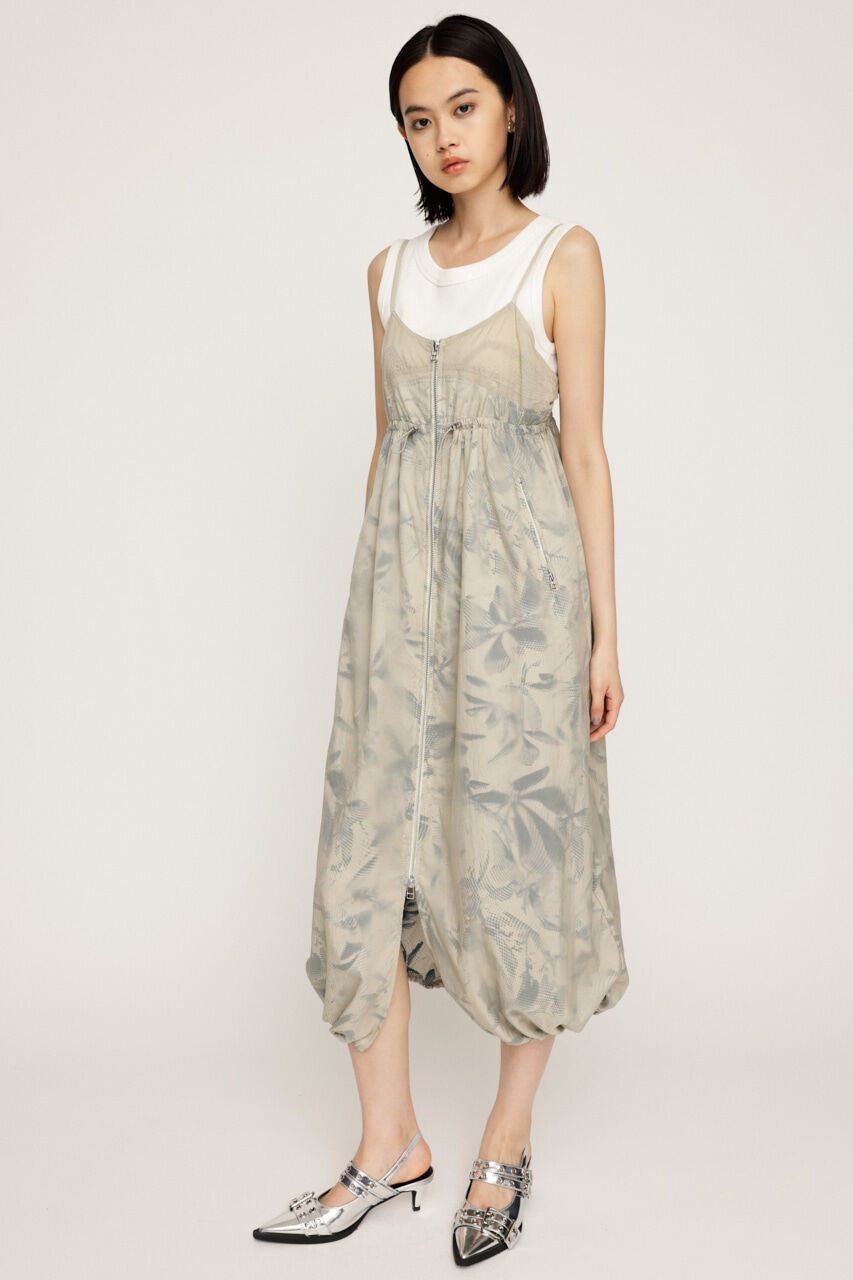 SLY「SHEER CAMI ZIP L／ドレス」|ワンピース|