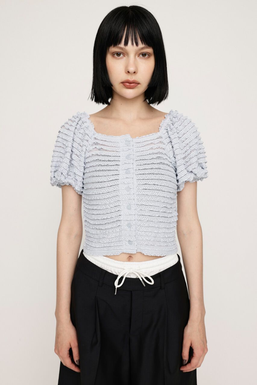 SLY「FRILL PUFF CUT トップス」|Tシャツ・カットソー|