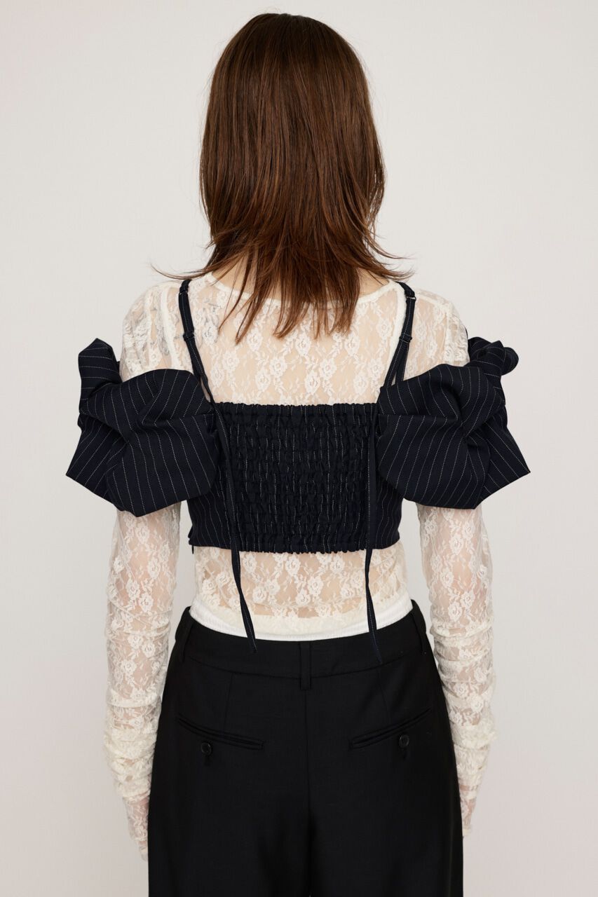 SLY「BALLON SLEEVE CAMI BUSTIER」|キャミソール|