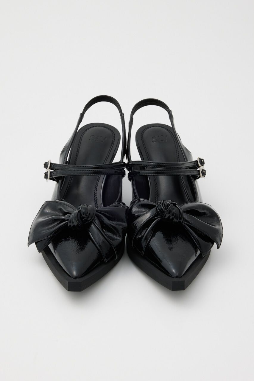 SLY「RIBBON DESIGN POINTED サンダル」|サンダル|