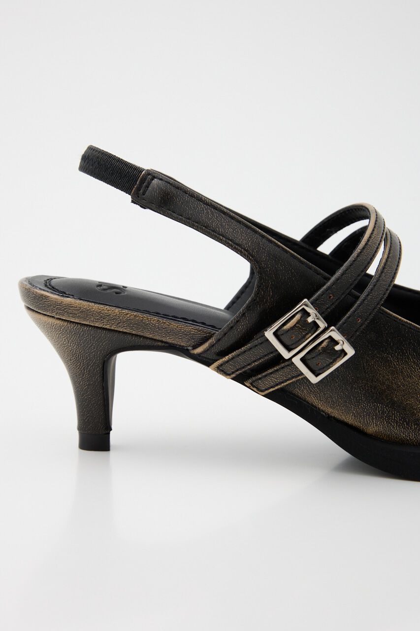 SLY「RIBBON DESIGN POINTED サンダル」|サンダル|