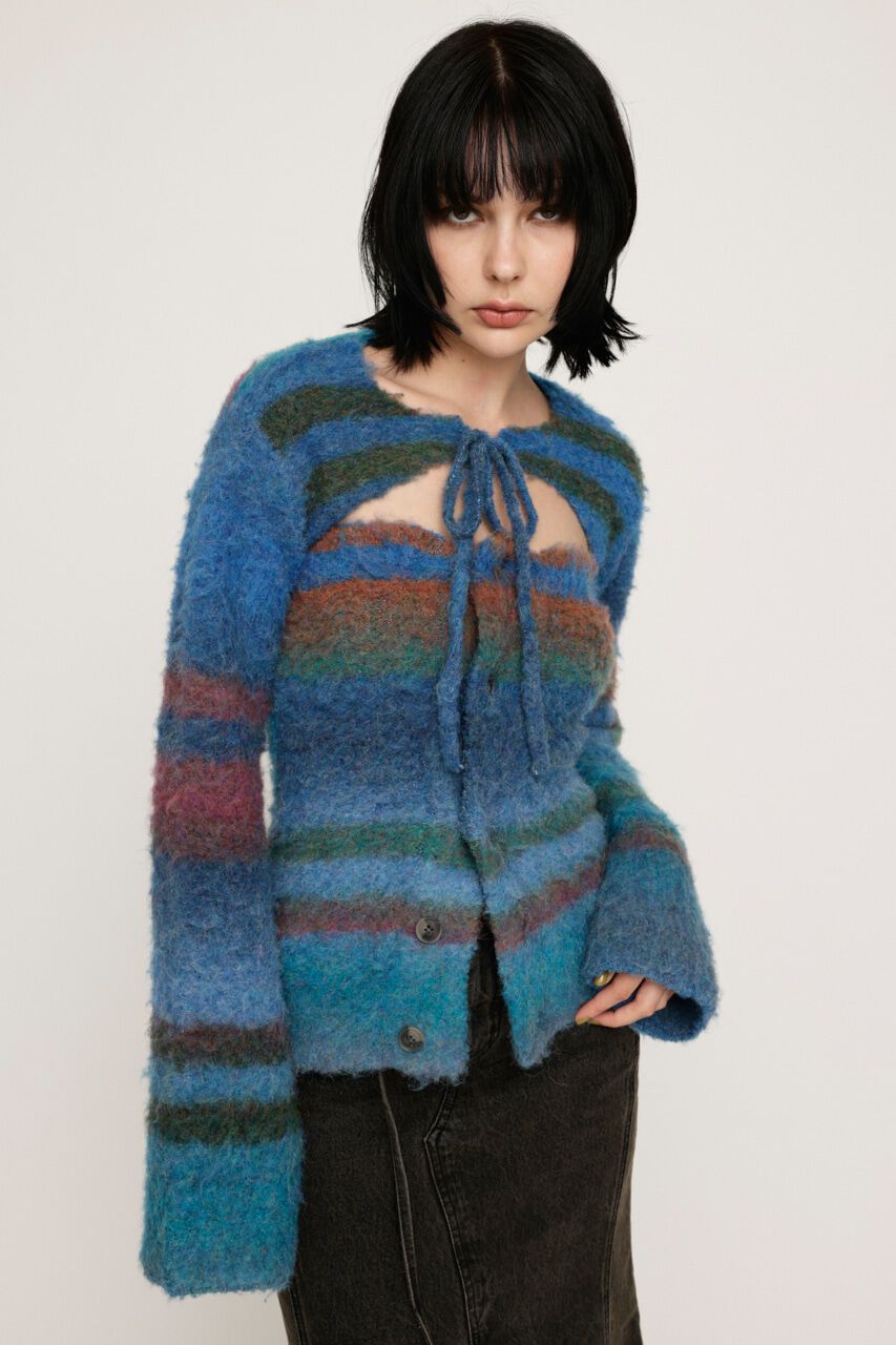 SLY「GRADATION BOUCLE 2P トップス」|ニット・セーター|